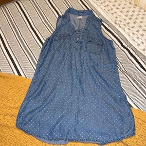 Women’s lace up sheath dress size M